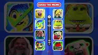 Guess Meme Song Famous Meme Sing Spongebob  Zoonomaly Theme meme spongebob shorts [upl. by Howes]