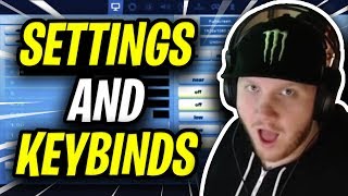 TimTheTatman Fortnite Settings and Keybinds Updated August 2018 [upl. by Yasmeen]