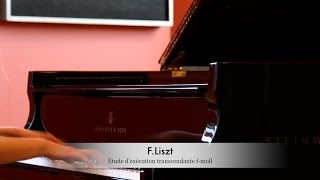 Kristina Miller plays F Liszt Étude d’exécution transcendante fmoll [upl. by Rockel]