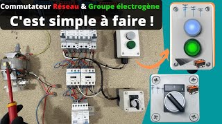 Comment connecter une source de commutation à un groupe électrogène [upl. by Reisinger648]