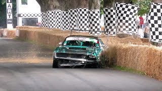 CRASHES and close calls  Best of Drift cars at Goodwood FOS 2021 [upl. by Sachsse]