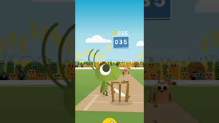 Google cricket game play video [upl. by Anihpesoj]