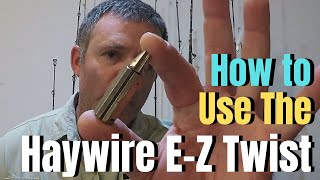 Haywire Twist Tool  How to tie a Haywire Twist [upl. by Moseley]