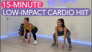 15MINUTE LOWIMPACT CARDIO HIIT  NO JUMPING  QUICK AND EFFECTIVE CALORIE BURNING  ALL STANDING [upl. by Eitsirc]