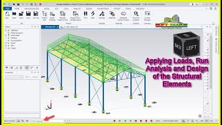 How to load Analysis and design of Steel Structure in Tekla Structural Designer [upl. by Welcy]