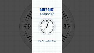 Daily quiz  Android quiz android apk [upl. by Eisenstark898]