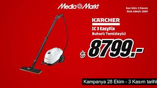 İhtiyaçlar sizde teknolojiler MediaMarkt’ta  Karcher Buharlı Temizleyici 8799TL [upl. by Alded]