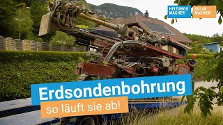 Erdsondenbohrung  so läuft sie ab [upl. by Llemij]