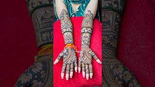 Beautiful Bridal Mehndi Design😍 bridalmehndidesign bridalmehndi dulhanmehndi mehndi shorts [upl. by Siclari]