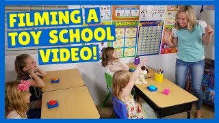 Behind the Scenes of a Toy School Filming [upl. by Ellon]