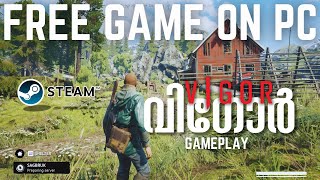 Free game on steam  Free to play  VIGOR gameplay malayalam [upl. by Kernan]