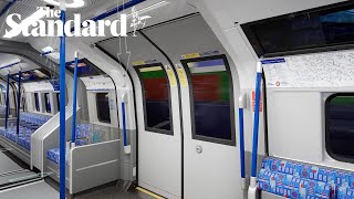 Piccadilly line new trains enter testing and will start running in London in 2025 [upl. by Eelan]