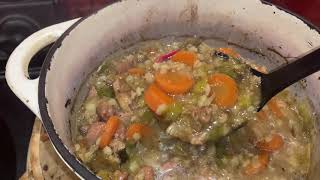 Soup from the Farmhouse  Scotch Broth Crockpot  Slow Cooker Recipe [upl. by Ahsets193]