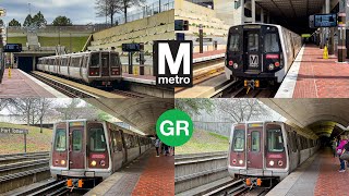 WMATA Metrorail Compilation on the Green Line March 2024 [upl. by Rabush]