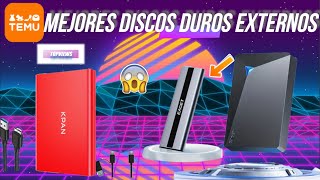 🚀🌟¡TOP 3 Mejores discos duros externos de temu calidad precio 2024 😱🏆 [upl. by Dalila]