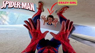 BEST MIX SPIDERMAN CANT GET RID OF COMPLETELY CRAZY GIRL IN LOVE By DumitruComanac [upl. by Lucilla]