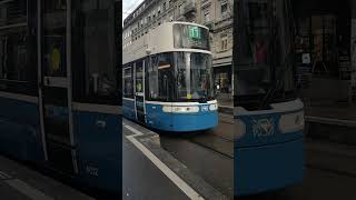 ZURICH TRAM SWITZERLAND tram train zurich switzerland [upl. by Atiker]