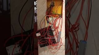 How do electricians connect such 🤔 wires electrical electrician reels shorts [upl. by Yanetruoc]