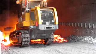 Liebherr LR 634 STEEL MILL LOADER [upl. by Ekyt743]