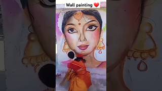 Wall painting 🎨 💞viralvideo wallpaintingshorts trending [upl. by Leopoldeen]