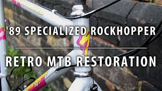 1989 Specialized Rockhopper  THE FINALE  Retro MTB Restoration [upl. by Itnahsa]