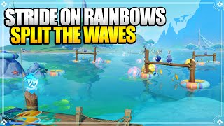 Stride on Rainbows Split the Waves  World Quests amp Puzzles【Genshin Impact】 [upl. by Isoais]