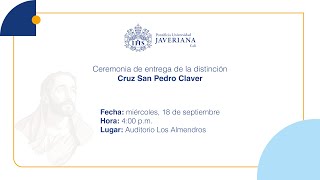 Ceremonia de Imposición de la Cruz San Pedro Claver 2024 [upl. by Nlocnil]