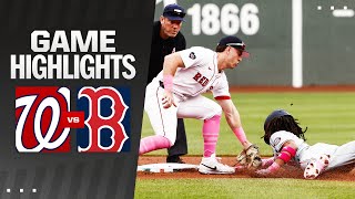 Nationals vs Red Sox Game Highlights 51224  MLB Highlights [upl. by Enreval340]