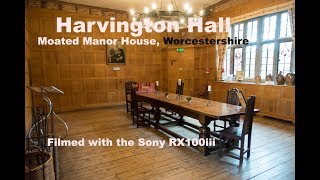 Harvington Hall Moated Manor House Worcestershire Sony RX100iii [upl. by Nerty]