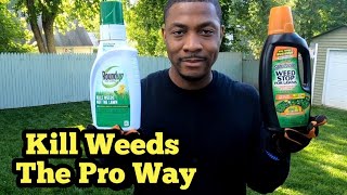 How To Quickly Eliminate Weeds In Your Lawn Like A Pro Pt3 [upl. by Blodget]