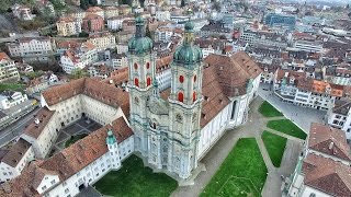 St Gallen in 4K  Beautiful Switzerland [upl. by Sirdna]