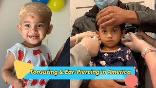 Tonsuring and ear piercing in America for babytoddler [upl. by Sondra]