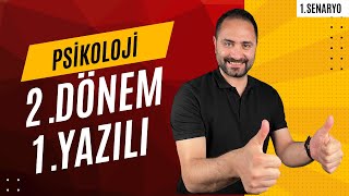 PSİKOLOJİ 2DÖNEM 1YAZILI SINAVI  💯 1SENARYO 💯 [upl. by Croteau]