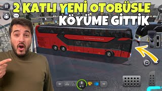 2 KATLI TUVALETLİ OTOBÜSLE 14 KİŞİ MEMLEKETİME GİTTİK BUS SIMILATOR ULTİMATE [upl. by Dee]