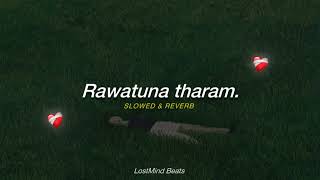 Rawatuna tharam slowedreverb [upl. by Ainahs]