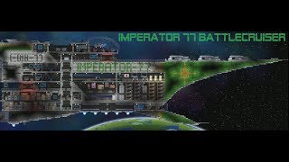 Starbound ship building timelapse  IMPERATOR 77 [upl. by Nedia940]