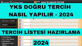 2024  YKS Tercih Nasıl Yapılır  YKS Tercih Yaparken Nelere Dikkat Etmeli [upl. by Analle635]