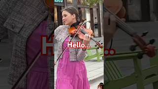 Hello violin music cover singing singer lionelrichie hello karolinaprotsenko oldsong usa [upl. by Baum148]