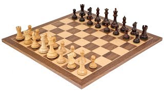 The Sicilian Rosewood And Walnut Chess Set RCPB168 [upl. by Ilaw361]