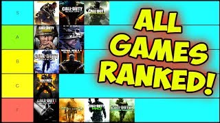 ALL COD Games RANKED Which is best [upl. by Doy]