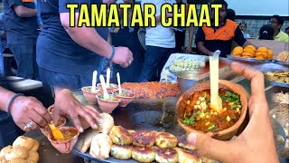 Iconic 70 Years old Tamatar Chaat Of Banaras only ₹40  Street food India  streetfoodindia [upl. by Lleruj]