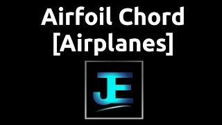 Explained Airfoil Chord Airplanes [upl. by Aenitsirhc]