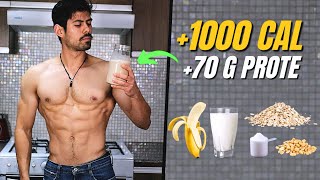 Mi Batido Favorito para Aumentar Masa Muscular  Rápido y Delicioso [upl. by Eniamor]