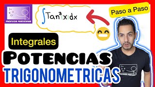 Integrales de potencias trigonométricas  Cálculo Integral [upl. by Parrisch705]