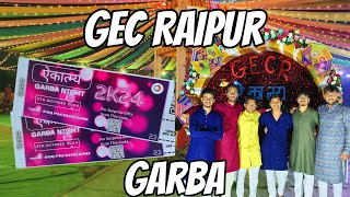 Gec Raipur Garba Vlog  Gec Raipur  Suyogya Dewangan Vlogs [upl. by Foah]