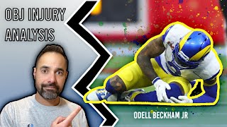 Why Odell Beckham Jr may have reinjured his ACL  OBJ Injury Analysis [upl. by Anyt950]