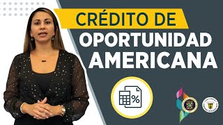 Crédito para la Oportunidad Americana [upl. by Yekciv]