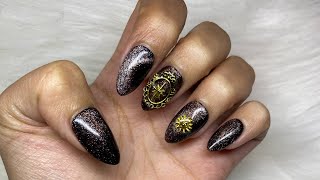 Cat eye nails [upl. by Relly]