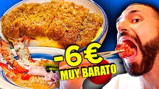 🍜 Comiendo MUCHA COMIDA BARATA en JAPÓN l Te digo DÓNDE COMER COMIDA JAPONESA Barata en Tokio [upl. by Barta340]