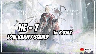 Arknights HE7 Low Rarity Squad [upl. by Chellman]